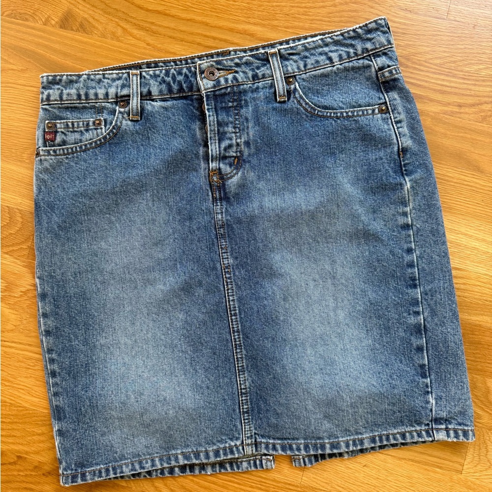 LEI Blue Denim Mini Skirt